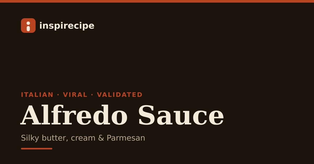 Alfredo Sauce