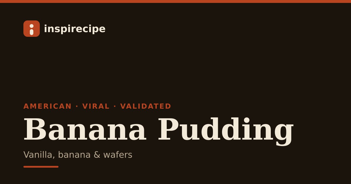 Banana Pudding