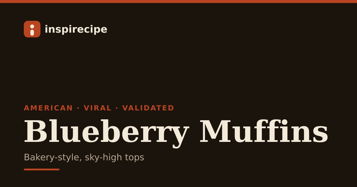 Blueberry Muffins