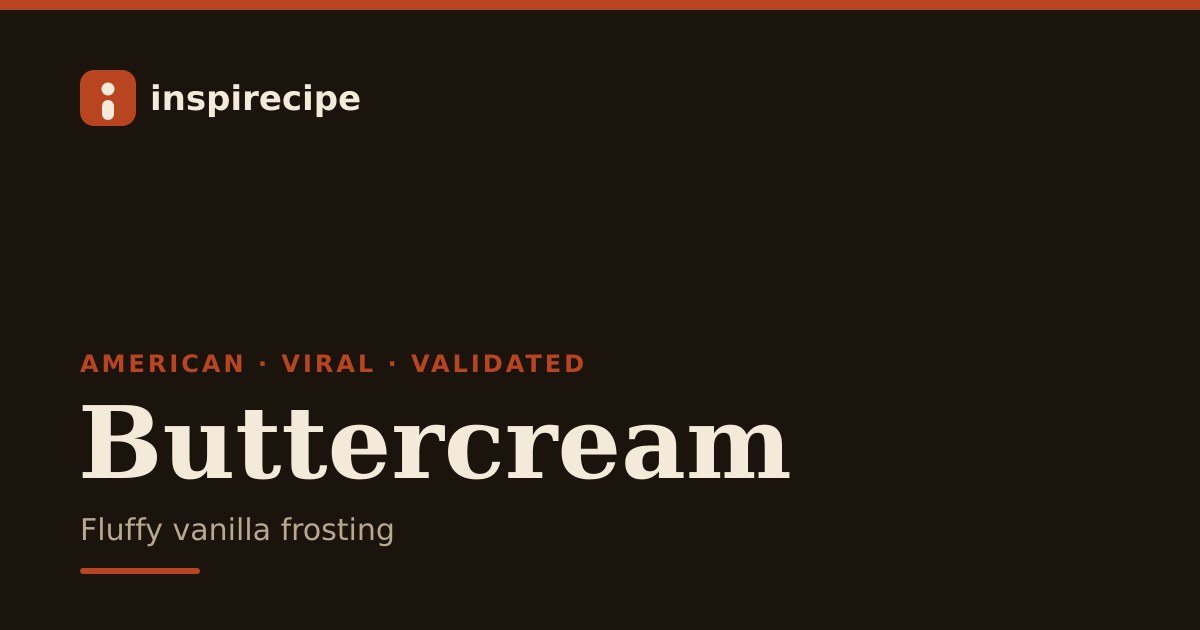 Buttercream Frosting
