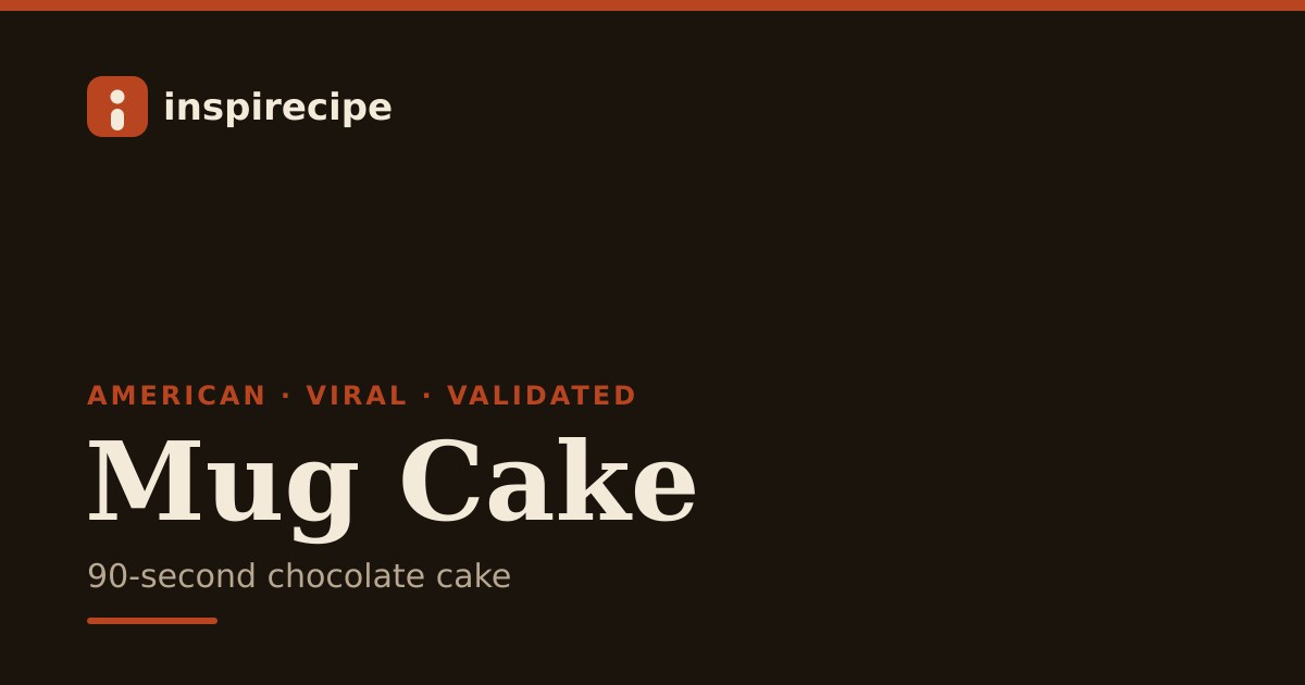 Chocolate Mug Cake