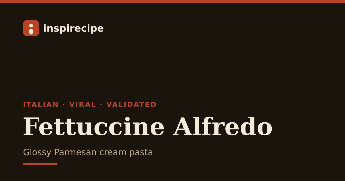 Fettuccine Alfredo