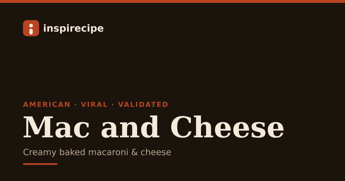 Macaroni and Cheese