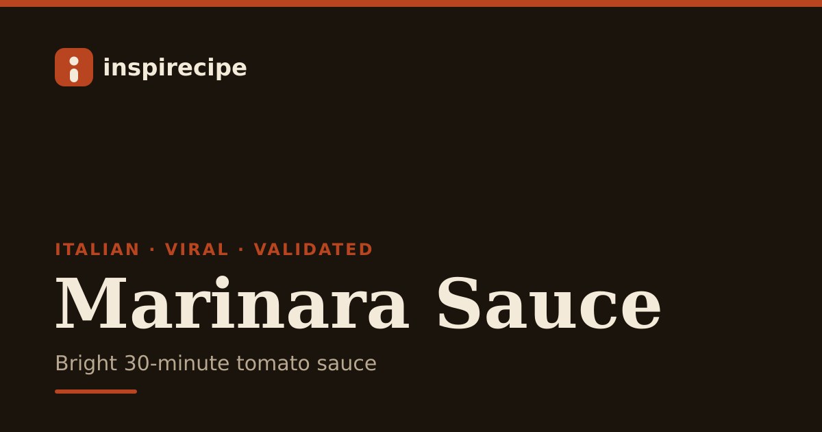 Marinara Sauce