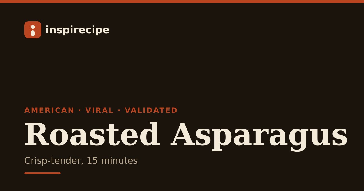 Oven-Roasted Asparagus
