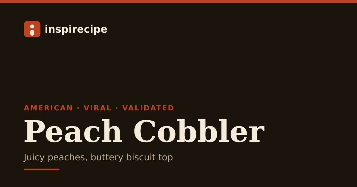 Peach Cobbler