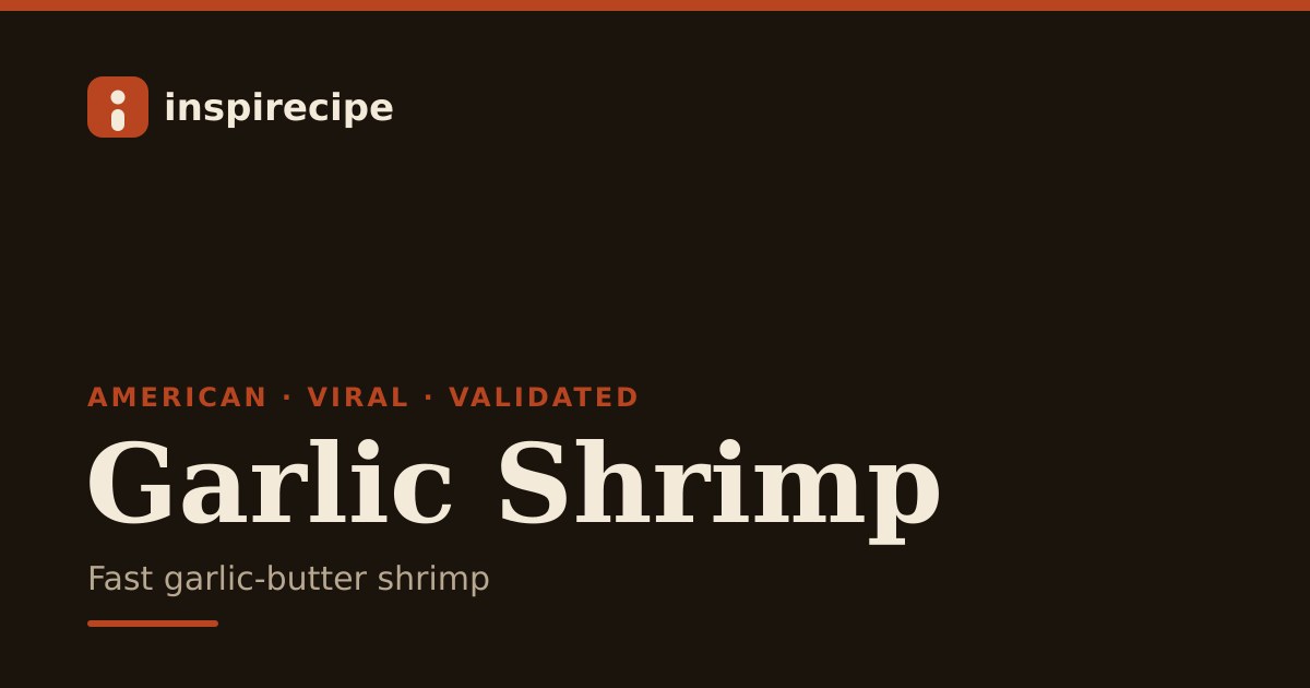 Simple Garlic Shrimp