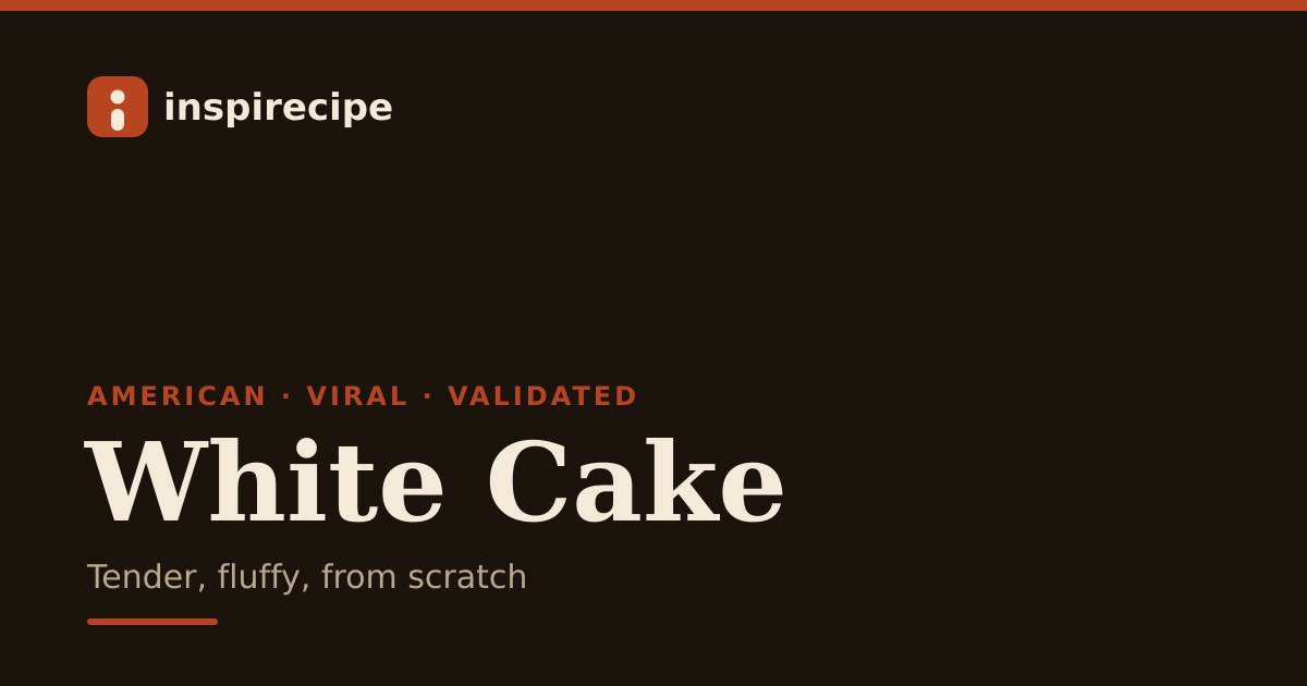 Simple White Cake