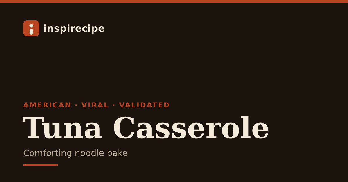 Tuna Casserole