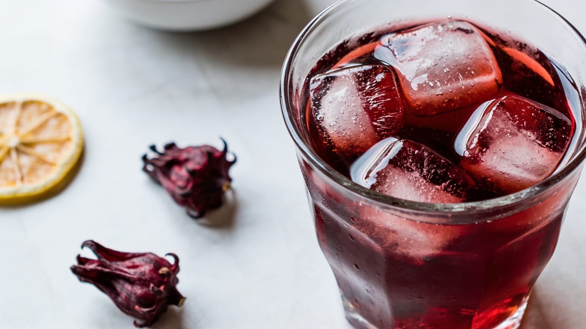 Agua de Jamaica (Hibiscus Tea) · Mexican main course