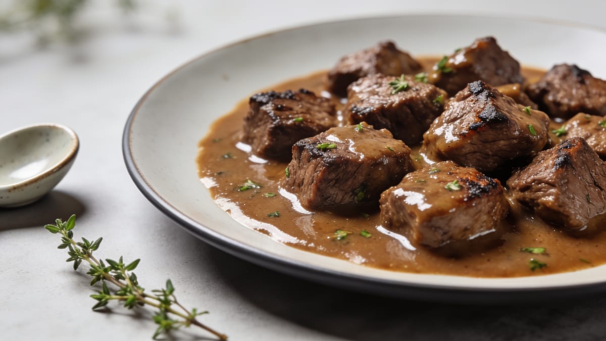 Beef Tips and Gravy · American main course