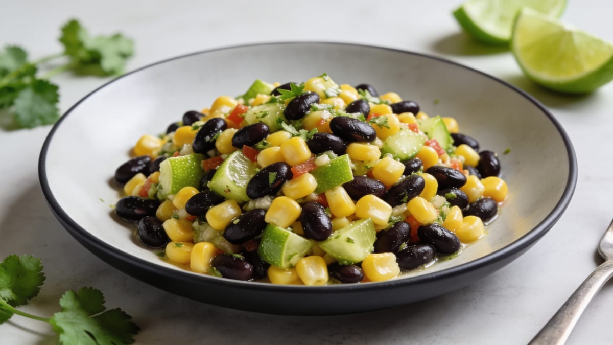 Black Bean and Corn Salad · Mexican salad