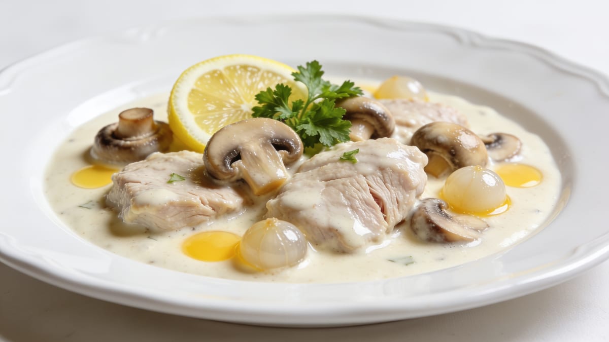 Blanquette de Veau — French Creamy Veal Stew · French main course