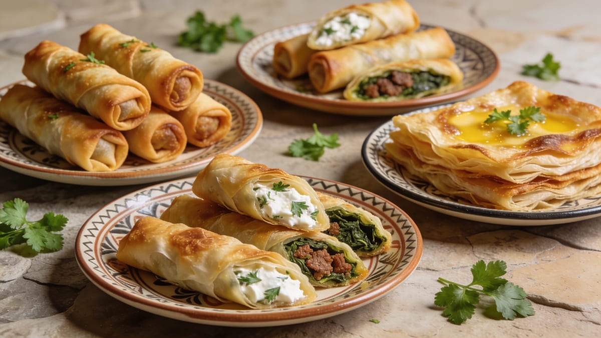 Börek — Turkish Cheese & Filo Pastry · Turkish breakfast