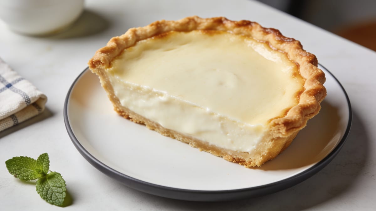 Buttermilk Pie · American dessert