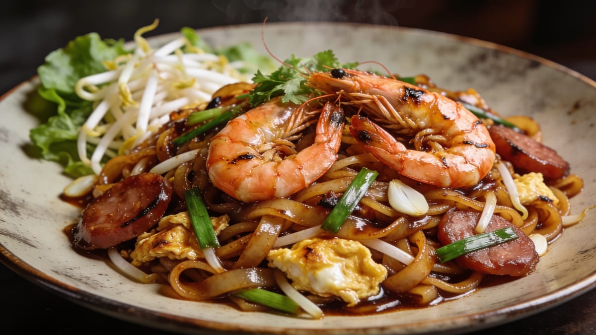 تشار كواي تياو — نودلز أرز مسطّحة مقلية · Malaysian main course
