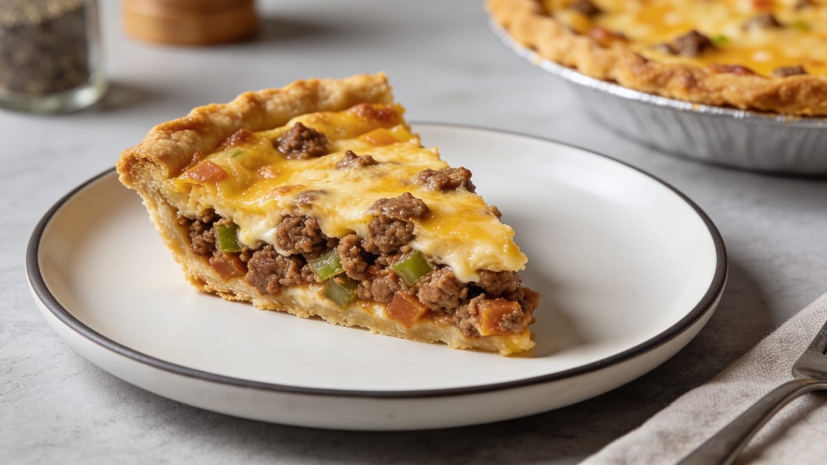Cheeseburger Pie · American main course