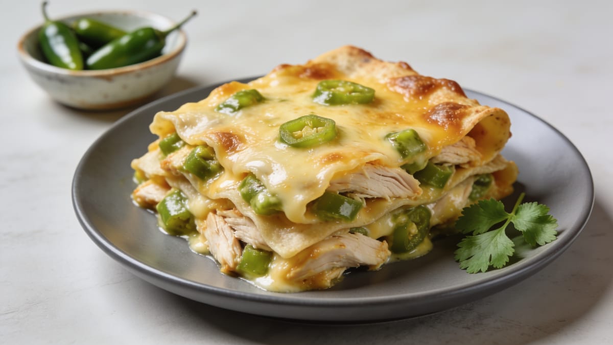Chicken Enchilada Casserole · Mexican main course