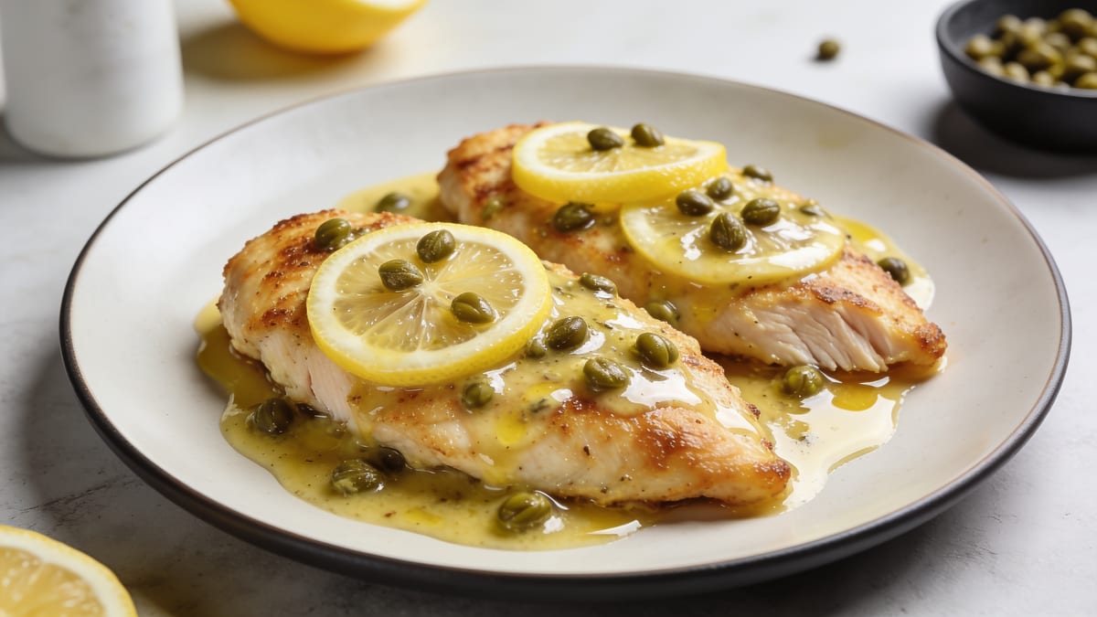 Chicken Piccata · Italian main course