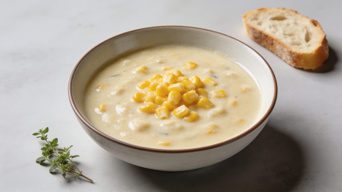 شوربة الذرة · American soup