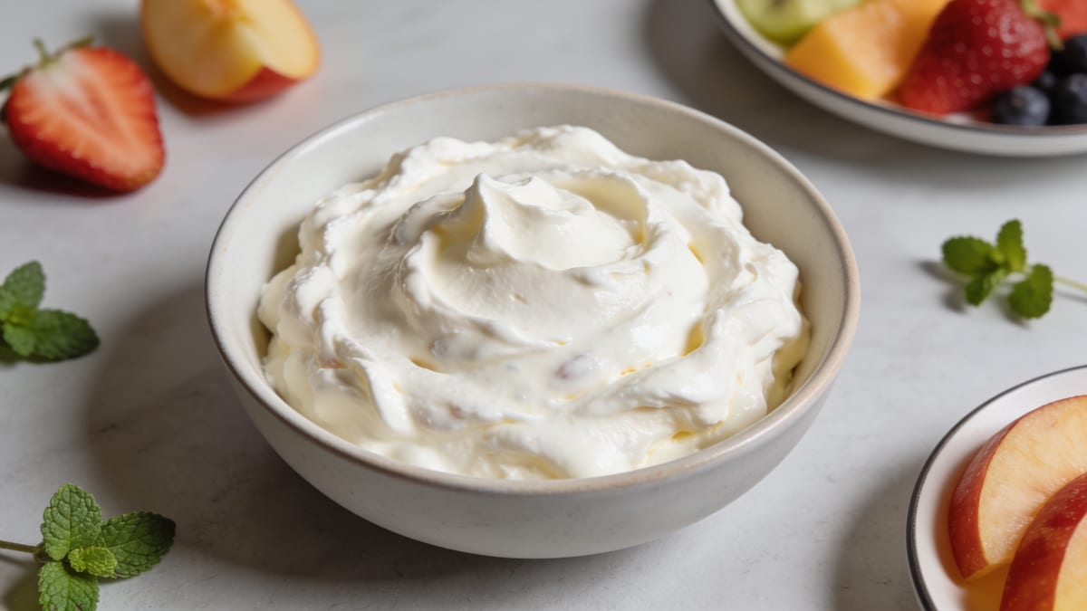 Cream Cheese Fruit Dip · American dessert
