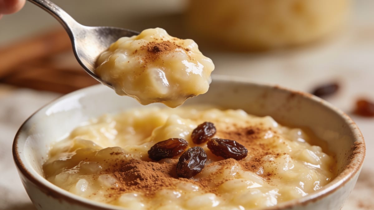 Creamy Rice Pudding · American dessert
