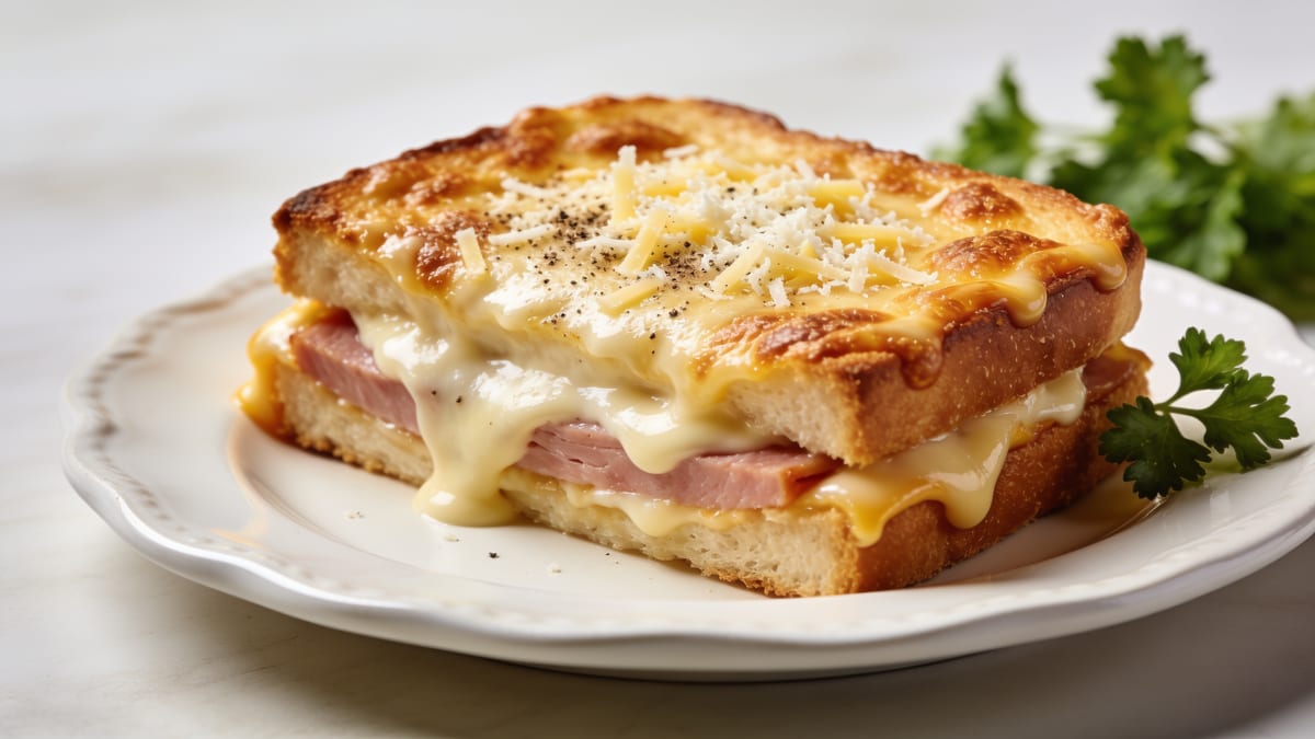 Croque Monsieur — French Ham & Cheese Toastie · French main course
