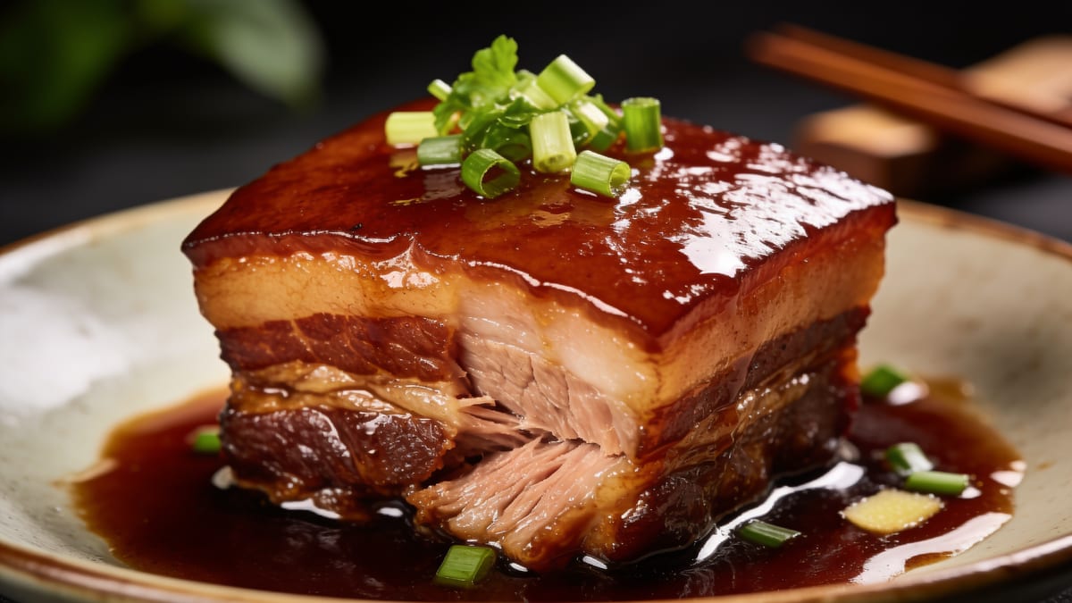 Dongpo Pork — Chinese Red-Braised Pork Belly · Chinese main course