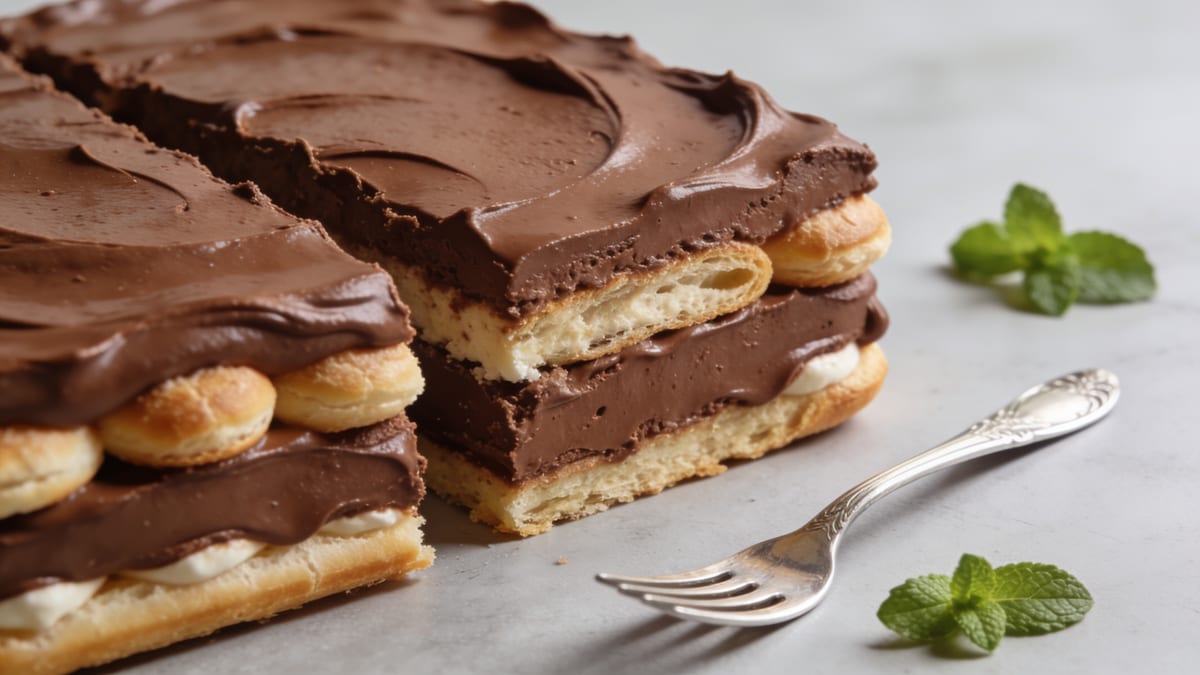 Chocolate Éclair Cake · American dessert