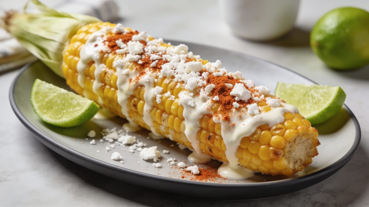 Elote (Mexican Street Corn) · Mexican snack