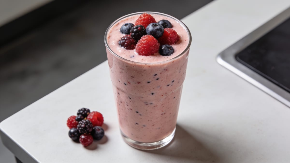 Basic Fruit Smoothie · American breakfast