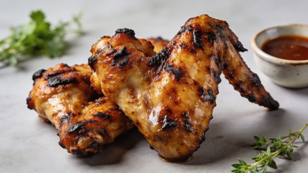 Grilled Chicken Wings · American appetizer