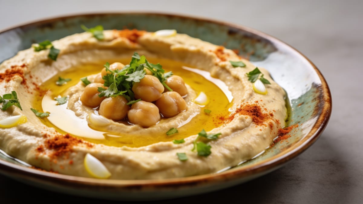 Hummus — Silky Chickpea & Tahini Dip · Levantine appetizer