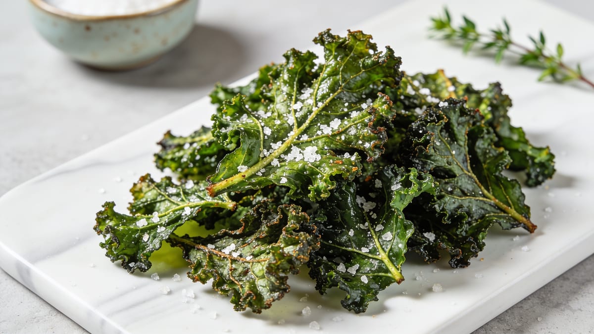 Baked Kale Chips · American snack
