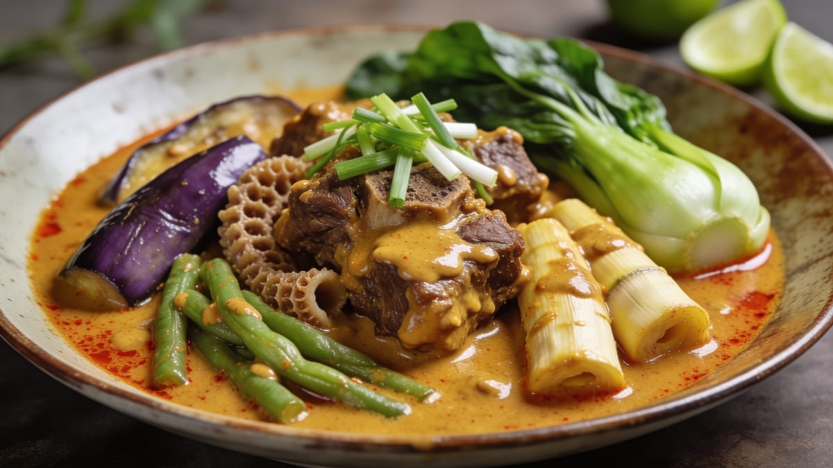 Kare-Kare — Filipino Oxtail Peanut Stew · Filipino main course