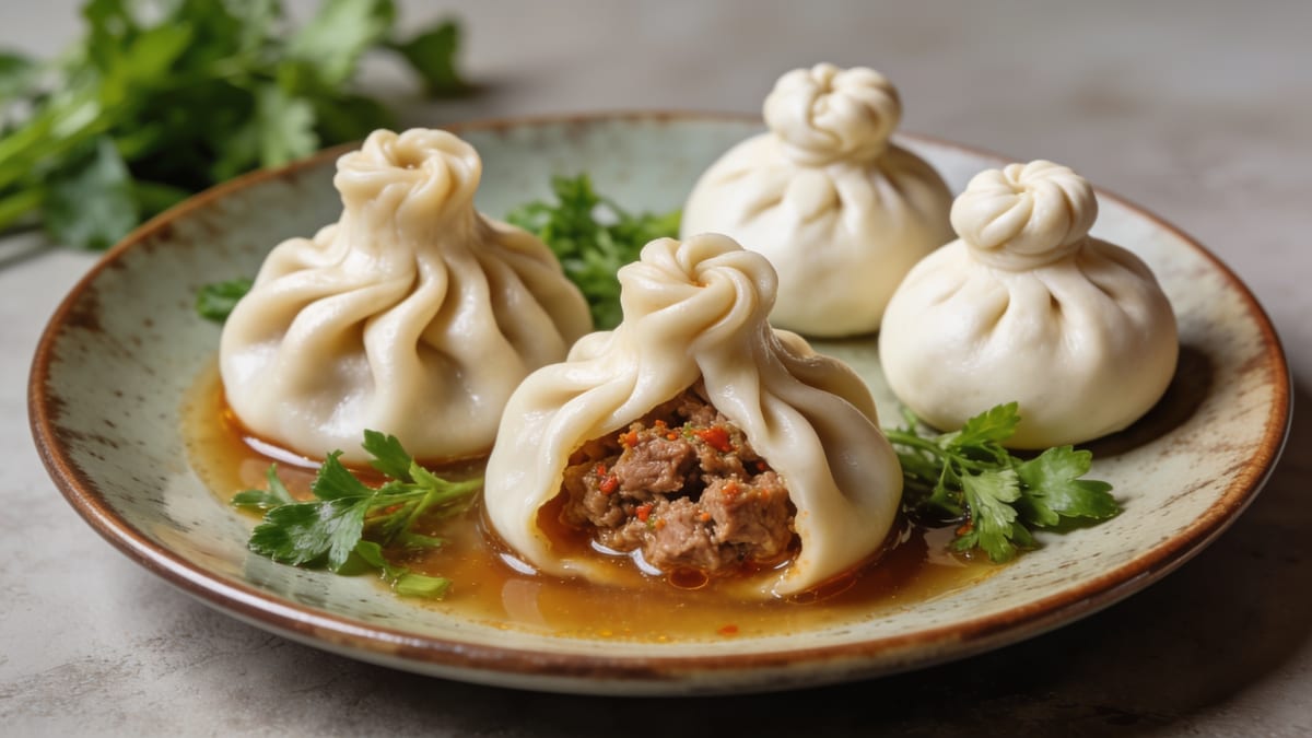 Khinkali — Georgian Soup Dumplings · Georgian main course