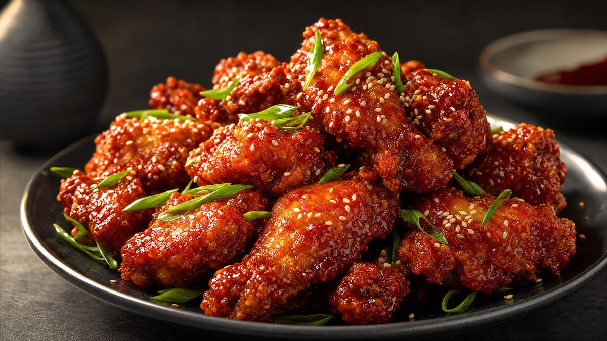 دجاج مقلي كوري (يانيوم) · Korean main course