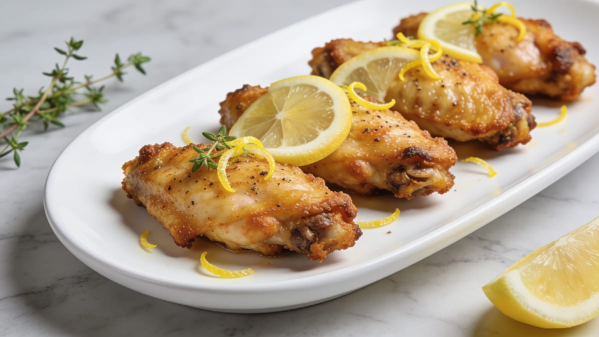 Lemon Pepper Wings · American appetizer