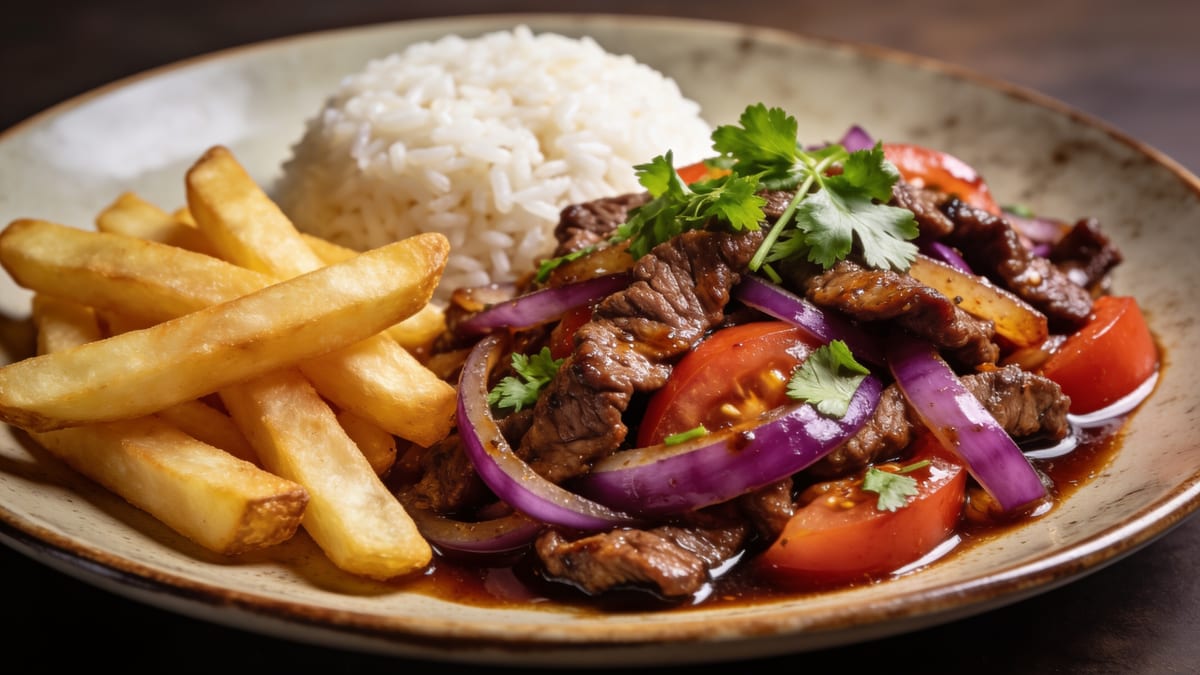 Lomo Saltado — Peruvian Beef Stir-fry · Peruvian main course