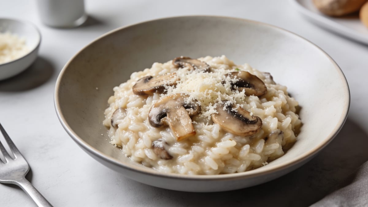 Mushroom Risotto · Italian main course