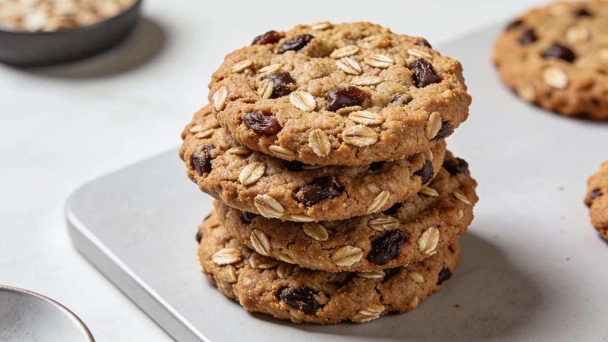 Oatmeal Raisin Cookies · American dessert