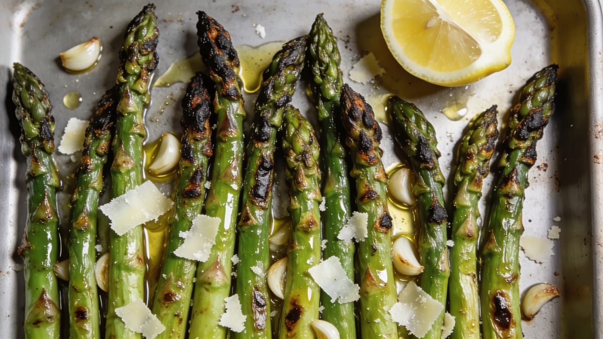 Oven-Roasted Asparagus · American main course