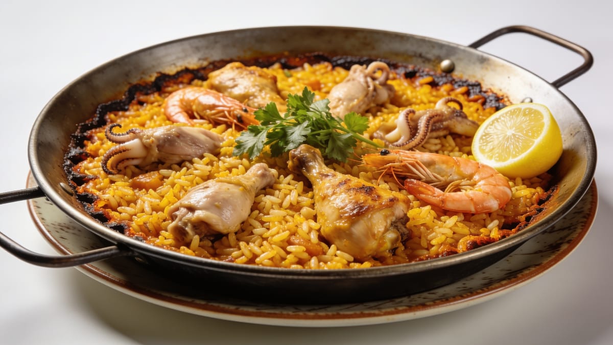 Paella — Spanish Saffron Rice · Spanish main course