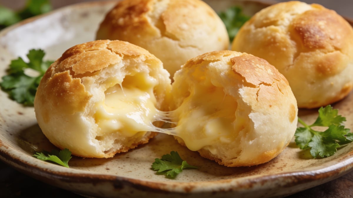 Pão de Queijo — Brazilian Cheese Bread · Brazilian snack