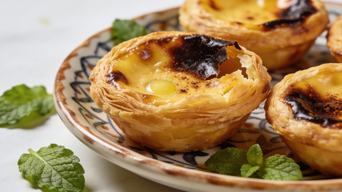 Pastéis de Nata — Portuguese Custard Tarts · Portuguese dessert