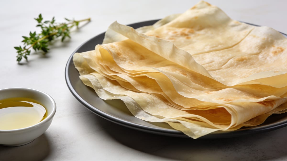 Homemade Phyllo Dough · Greek bread