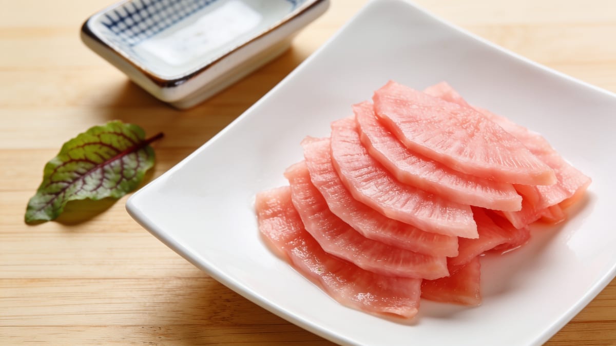 Pickled Ginger (Gari) · Japanese main course