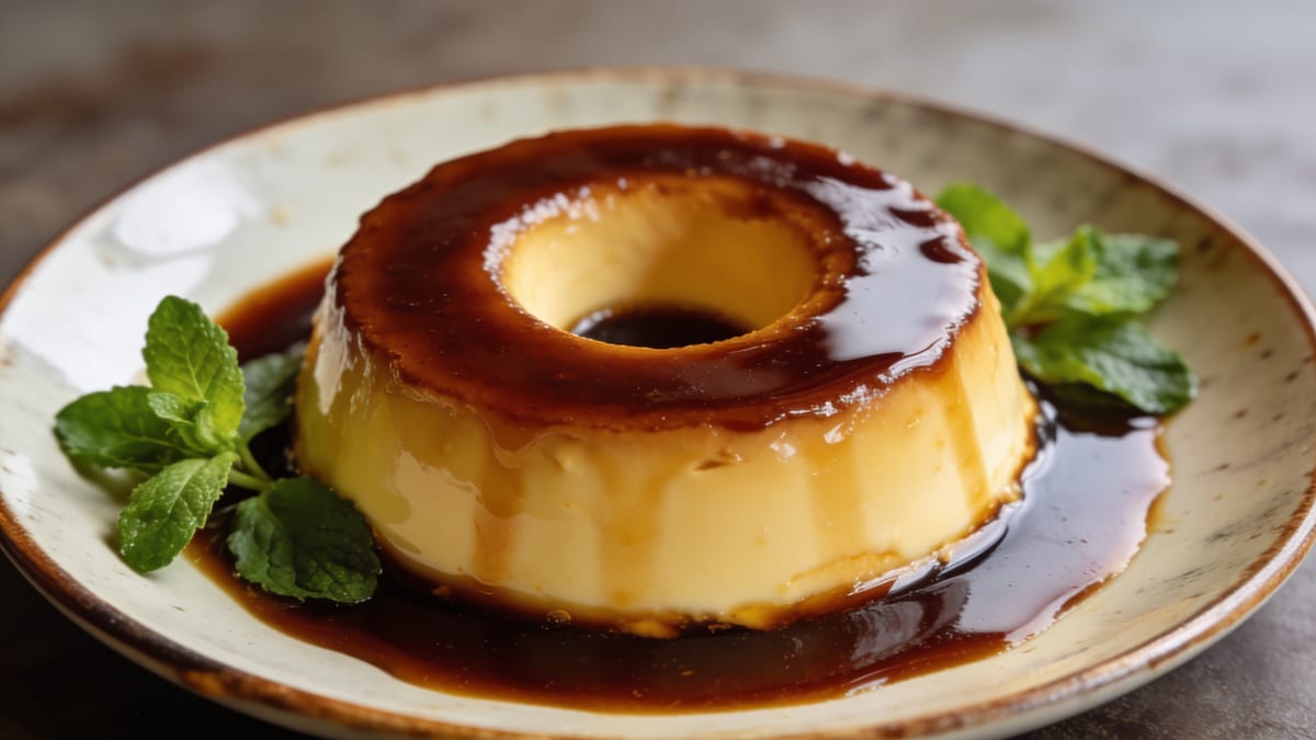 Pudim — brasilianischer Kondensmilch-Flan · Brazilian dessert