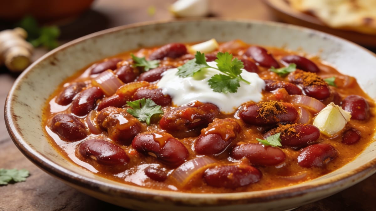 Rajma Masala — North Indian Red Kidney Bean Curry · Indian main course
