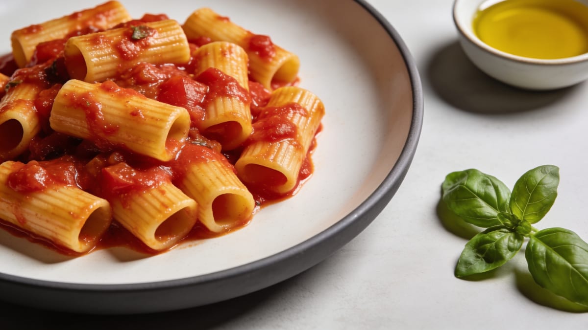 Rigatoni al Segreto · Italian main course